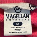 Magellan outdoors Magellan medium women's pink full zip jacket with pockets and grey lined zipper Photo 4