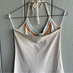 Lacoste Vintage Women’s Tennis Dress Cream with Orange Blue Stripes Size 38 Photo 5