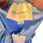 Line and Dot  Strapless Cropped Blue Top nwt Photo 3