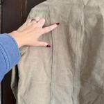 Dollhouse Y2K Vintage | Tan Suede Leather Moto Style Jacket | Extra Large Photo 6