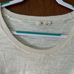 Anthropologie 🔴MOTH  size M heather ivory 3/4 dolmen sleeve knit top/sweater Photo 5