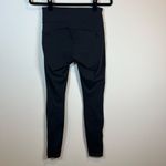 Athleta Womens Mid Rise Flat Iron Tux Leggings Black Moto Zip Pockets Stretch XS Photo 5