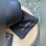 Salvatore Ferragamo New Ferragamo large black sunglasses case with cleaning cloth Photo 2