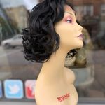 Short curly bob soft lace wig 2020 Black Photo 7