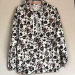 Rose Windbreaker • Size Medium with pockets and hood Pink Photo 0