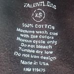 Talentless  “I’m Staying Home” Black Cotton Sweatshirt Size XS Photo 2