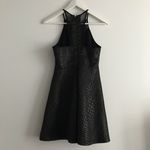 ASTR  Nordstrom Black Snakeskin Dress Halter neck Sleeveless Womens‎ Size S Photo 6