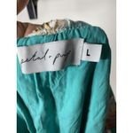 Petal and Pup  Women's Large Midi Skirt Blue Floral Cottagecore Bright Pull On Boho Photo 3