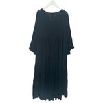 Natalie Martin  Fernanda Gauze Black Dress XS Photo 8