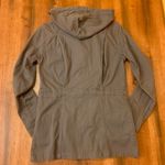 Market & Spruce  Kathleen cargo jacket XS Olive green cargo utility jacket hood Photo 6