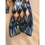 Chico's Chico’s Women Blazer 2 Metallic Tropical Single Breasted Open Collared Resort Photo 12