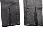 L'Agence L´AGENCE Mid Rise Coated Skinny Jeans Black Size 26 Split Ankle Photo 3