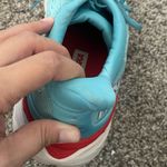 Women’s Hoka One Clifton 8 Running Shoes Size 11 Teal Blue Red Photo 12