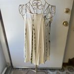 Doe & Rae  cream and green ruffle top S Photo 7
