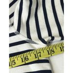 J.Crew  Women’s Jeweled Navy And White Striped Sweatshirt Glitzy Bejeweled Sz XS Photo 7