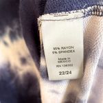 Avenue NWT ππ€ French Terry Navy Tie-Dye Long 32.5β Open Hoodie Cardigan, 22/24 Photo 10
