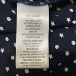 BLL New York Off The Shoulder Top Tunic Navy Blue White Stars Size L Large Photo 5