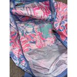 Lilly Pulitzer  Pink Foldable Tote Bag Folds & Zips For Storage NWOT Photo 10
