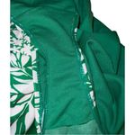 Profile  modern white and green tropical floral design one piece! New Photo 6