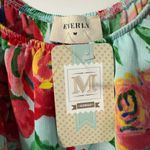 Everly Ruffle Top Floral Print Mini Dress Mint Size S NWT Photo 11