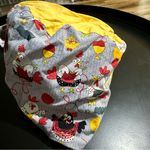 Colorful Chicken Print Nurse Hat Bouffant Cap (859) Red Photo 1