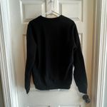 Tour Eiffel Paris Graphic Sweatshirt Women's Size Medium Black Crewneck Photo 6