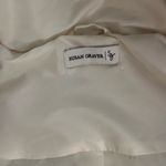 Susan Graver - Women's White Quilted Coat with Faux Fur Hood size 1x Photo 1