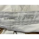 Old Navy High Rise OG Straight Women's White Cuffed Denim Jean Shorts Size 0 Photo 3