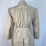 Vintage 80's Sophisticate Miss Trench Coat Tie Neck Belted Long Sleeveā Women 8 Tan Photo 4