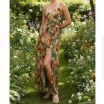 Hutch  Mikayla Sleeveless‎ V-Neck Side-Slit Maxi Dress Light Green 2 NWT Photo 2