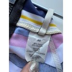 J.Crew  Bright Multi Stripe Long Sleeve Swim Rash Guard Size XS XSmall Photo 4