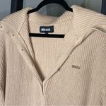 New SER.O.YA Katana Sweater Mini Dress in Tan Size L Photo 10