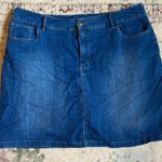 Croft & Barrow  Blue Denim Skirt Photo 0