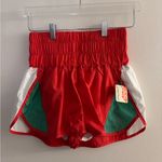 NWT Free People Movement The Way Home Shorts Size Small Red Photo 1