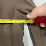 Eileen Fisher  Womens Button Down Blouse Small Brown Silk Georgette Crepe Photo 5