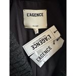 L'Agence NWT  Chamberlain Single Breasted Blazer Suit Jacket Black Tweed Size 0 Photo 7