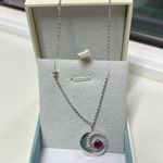 The Moon New!  Silver Necklace Photo 0