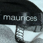 Maurice's  Women's Black White Circled Skirt‎ No Size Tag Photo 2