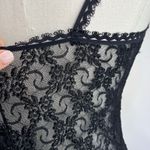 Source Unknown Petra Fashions Black Lace Sheer Romper Nightgown Y2K 90s Lingerie Size L Photo 4