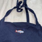 Hollister Navy  Beaded Halter Top   Photo 2