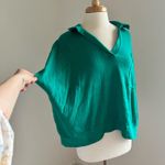 Banana Republic green oversized top Photo 5