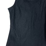 Madewell NWT Women's Size 12 Black Scoopneck Sleeveless Midi Dress 100% Linen Photo 4