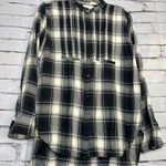 Denim & Supply Ralph Lauren Plaid Flannel Shirt Black White Grunge Festival L Size L Photo 5