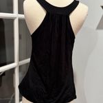 Anthropologie Queen Esther Black Embellished Jeweled Neckline Top Photo 4