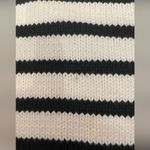 J.Crew Ivory Black Cotton Turtleneck Sweater in Stripe Size XS NWT Photo 7