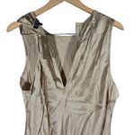 J.Crew High-neck slip dress in luster crepe in Light Khaki 18 NWT Photo 2