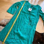 Diane Von Furstenberg DIANE‎ VON FURSTENBERG NWT New Parlian Shift Dress Size 6 In Bright Emerald Photo 9