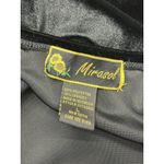 Vintage Black Velvet Midi Skirt Large 90s Y2K Goth Grunge Whimsigoth Witchy Photo 5