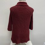 Lucky Brand Maroon Textured Cardigan. Size Small Photo 1