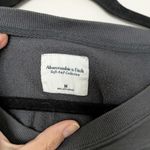 Abercrombie & Fitch Gray and White Colorblock Crewneck Sweatshirt Sz M Photo 1